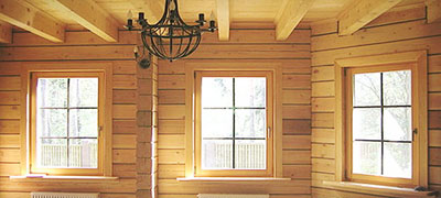Деревянные окна и двери для деревянного дома