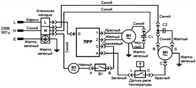 схема электрическая кондиционера